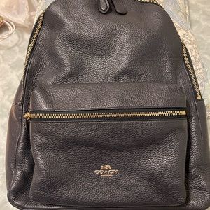 Coach Navy blue Thompson backpack